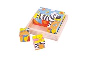 Palapelit - Bigjigs Safari Blockpuzzel Puu - BJ512