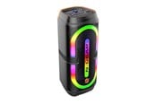 Kannettavat & Bilekaiuttimet - N-Gear Let's Go Party 24C – Bluetooth Speaker – Karaoke Set – Party Box with Microphone – Black - LGP 24C