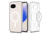 Puhelin - Kannet ja kotelot - Spigen Ultra Hybrid MagSafe - Clear White - Google Pixel 10a - ACS11276