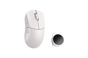 Hiiret - WLMouse HUAN Stainless Magnesium Alloy / Wireless 8K - Pelihiiri - Optinen - 5 painiketta - Valkoinen - HUAN-WHITE-O