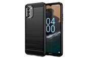 Puhelin - Kannet ja kotelot - Hurtel Carbon Case Cover for Nokia G400 Flexible Silicone Carbon Cover Black - 9145576268469
