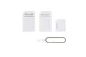 Puhelin - Muut lisävarusteet - Hurtel Noosa SIM Card Adapter Set + Key - White - 758399853898