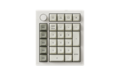 Näppäimistöt - Keychron Q0 Max QMK Wireless - Numeroryhmän - Valkoinen - Q0M-P1