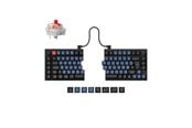 Näppäimistöt - Keychron Q11 Split 75% Knob QMK/VIA - Keychron K Pro Red - Ergonominen näppäimistö - Pohjoismainen - Musta - Q11-M1-BO