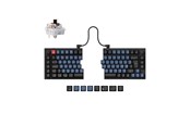 Näppäimistöt - Keychron Q11 Split 75% Knob QMK/VIA - Keychron K Pro Brown - Ergonominen näppäimistö - Pohjoismainen - Musta *DEMO* - Q11-M3-BO