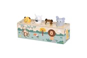 Vauva- ja taaperolelut - Small Foot - Wooden Dancing Animals with Sounds Safari FSC - 12757