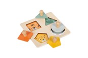 Palapelit - Small Foot - Wooden Shapes Montessori Puzzle FSC - 12769