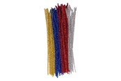 Askartelu- ja taidetarvikkeet - Colorations - Glitter Chenille Wire 50 pcs. - CH11PC01