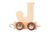 Vauva- ja taaperolelut - Small Foot - Wooden Letter Train - J - 12 pieces - 7469-display12