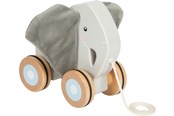 Vauva- ja taaperolelut - Small Foot - Wooden Elephant with Crinkly Ears - 12624
