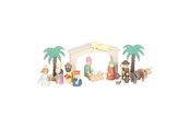 Hahmot - Small Foot - Wooden Crib Christmas Story Playset - 12689