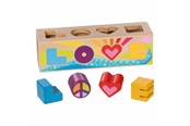 Vauva- ja taaperolelut - Goki Wooden Sorting Box Shape Sorter Love - 58309