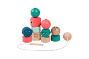 Vauva- ja taaperolelut - BS Toys Wooden Beads Junior - 13pcs. - 8717775445333