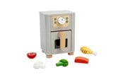 Roolileikit - Bigjigs Wooden Airfryer Playset 5-piece. - 37083