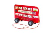Vauva- ja taaperolelut - Bigjigs Wooden London Bus Pull Along Figure - 37037