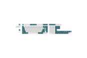 Näppäimistöt - Keychron PBT Full Keycap Set White Mint - Näppäimistöhatut - Pohjoismainen - Valkoinen - T63