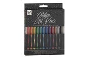 Kirjoitus- ja piirustustarvikkeet - Creative Craft Group Gel Pens Glitter 12 pcs. - CR7044/GE