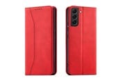 Puhelin - Kannet ja kotelot - Hurtel Magnet Fancy Case for Samsung Galaxy S23+ Flip Cover Wallet Stand Red - 9145576271490