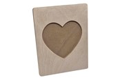 Lastenhuone - Playwood Wooden Photo Frame Heart - SL202HB