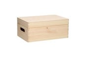 Lastenhuone - Playwood Storage Chest Rectangular Hinged Lid Pine Small - SL1001