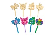 Luovat leikit - Colorations - Make Your Own Garden Windmills 12pcs. - WINDWOOD