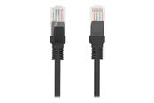 Verkkokaapelit - Lanberg patch cable - 10 m - black RAL 9004 - Musta - 10m - PCU5-10CC-1000-BK