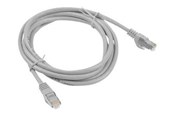 Verkkokaapelit - Lanberg patch cable - 1 m - grey RAL 7035 - Harmaa - 1m - PCF6-10CC-0100-S