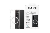 Puhelin - Kannet ja kotelot - CARE by PanzerGlass Samba Case Transparent w. White Qi Samsung Galaxy S26 - CR68116