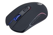 Hiiret - Gembird "Firebolt" - mouse - rechargeable RGB - 2.4 GHz - black - Hiiri - Optinen - 6 painiketta - Musta - MUSGW-6BL-02