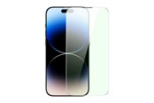 Puhelintarvikkeet - Näytönsuojat - Baseus Full Screen Tempered Glass for iPhone 14 Pro Max with Anti Blue Light Filter and 0.3mm Speaker Cover + Mounting Frame - SGXT001602