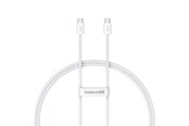 USB kaapelit - Baseus Superior Series ll USB-C - USB-C 30W 480Mb/s cable 1m - white - P10365200211-00