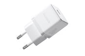 Puhelin - Adapterit & Laturit - Baseus Palm 1C 20W Wall Charger (with  Mini White USB-C 60W (20V/3A) 1m Cable) - White - P10111602213-01