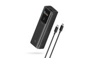 Powerbank - CUKTECH CKPB100PGLBL 150W USB-C USB-A Powerbank - musta - 10000 mAh - CKPB100PGLBL