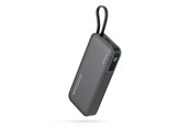 Powerbank - CUKTECH CUKP200NGLDG 55W with Built-in USB-C Cable - Grey Powerbank - Harmaa - 20000 mAh - CUKP200NGLDG