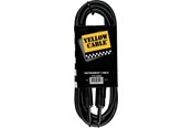Audiokaapelit - Yellow Cable G63D - 1/4" valettu Jack/Jack-kaapeli 3 metriä - ECO G63D