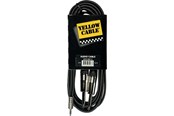 Audiokaapelit - Yellow Cable K07M-3 - 2 x 1/4" Jack - 3,5mm. TRS Mini-Jack -kaapeli 3m. - ECO K07M-3