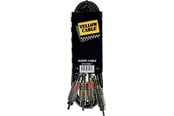 Audiokaapelit - Yellow Cable K04-1 - 2 x RCA - 2 x RCA -kaapeli 1m. - ECO K04-1