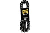 Audiokaapelit - Yellow Cable G66DG - 1/4" valettu Jack/Jack Tweed Black -kaapeli 6 metriä - ECO G66DG