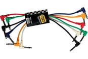 Audiokaapelit - Yellow Cable P030C-6 - 6 x 1/4" kulma-Jack/kulma-Jack patch-kaapeli 30cm. - ECO P030C-6