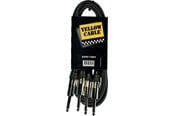 Audiokaapelit - Yellow Cable K08-6 - 2 x 1/4" Jack mono - 2 x 1/4" Jack mono - ECO K08-6