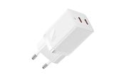 Puhelin - Adapterit & Laturit - Baseus GaN5 Pro 40W 2xUSB-C Wall Charger - White - P10110804217-Z1