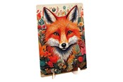 Palapelit - Creative Craft Group Wooden Puzzle Fox - Unique Shapes - 130 pcs. Puu - 400097