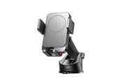 Puhelin - Adapterit & Laturit - Joyroom JR-ZS241S car mount with inductive charger for dashboard - black - JR-ZS241S