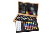 Luovat leikit - Creative Craft Group Luxury Wooden Drawing Case - 92-piece - AR0926/25