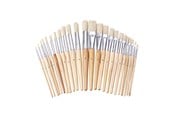 Harrastustarvikkeet - Colorations - Wooden Brushes 24 pcs. - FULLSET
