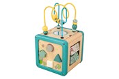 Vauva- ja taaperolelut - Playwood Wooden Activity Cube with Bead Frame - RS762