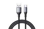 USB kaapelit - Joyroom S-A28 Flash Series 3A USB-A - USB-C cable 1m - black - S-A28_ACB1
