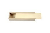 Lisätarvikkeet kouluun - Creativ Company Wooden Pencil Case with Sliding Lid - 56414