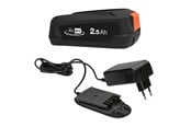 Akut ja laturit - Gardena Starter kit P4A 1 x system battery PBA 18V/45 2.5 Ah + quick charger AL 18V-20 - 14917-20.000.00