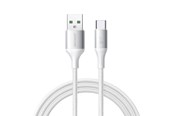 USB kaapelit - Joyroom S-A28 Flash Series 3A USB-A - USB-C Cable 2m - White - S-A28_ACW2